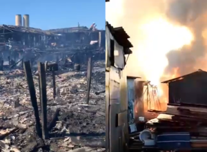 incendio-atinge-comunidade-em-santos-(sp);-mulher-morreu-carbonizada